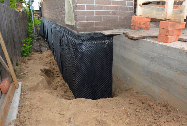 Happy homeowners after waterproofing job in Losantville