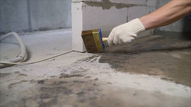 Crawl space vapor barrier installation in Losantville, IN